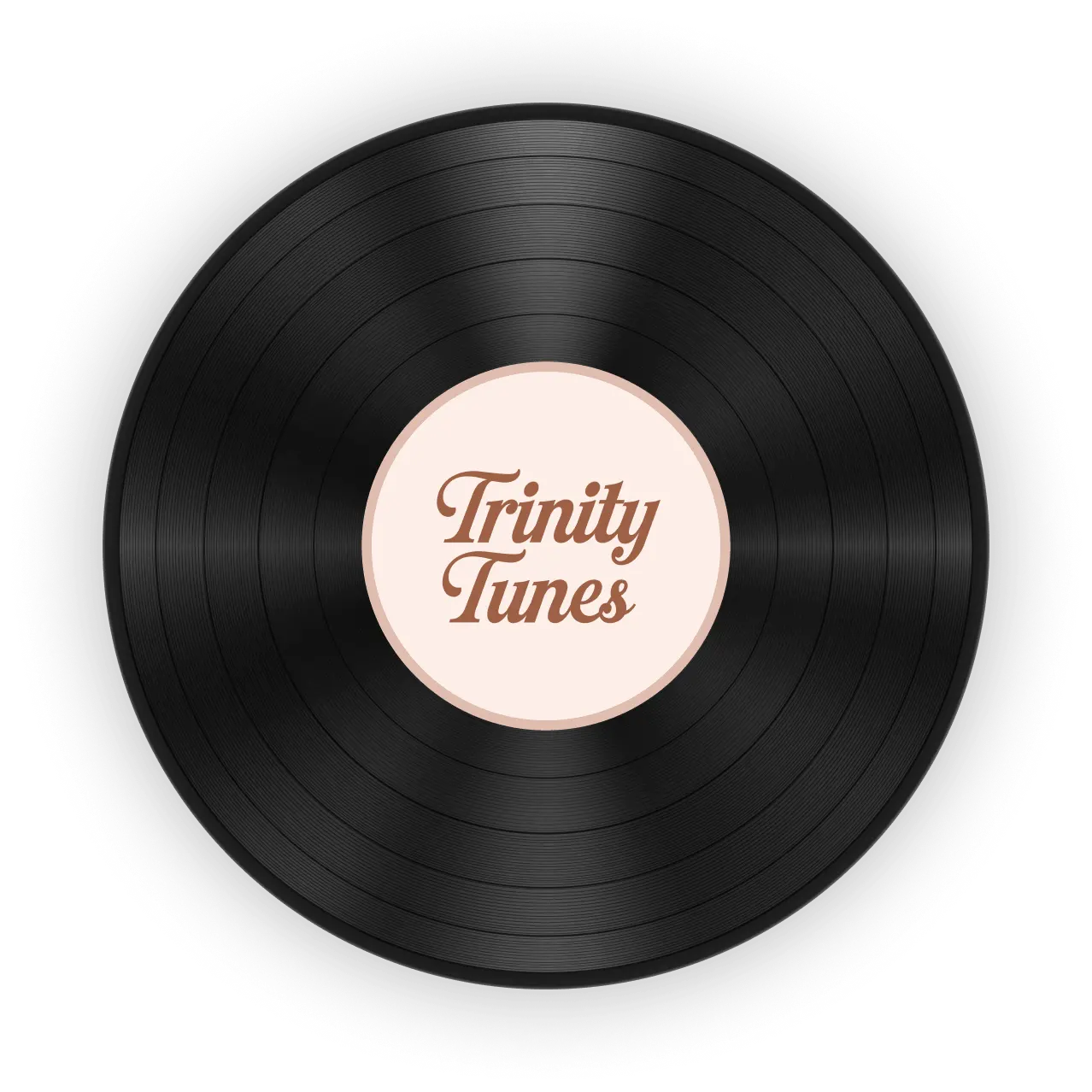 Trinity Tunes custom Christian song on vinyl record